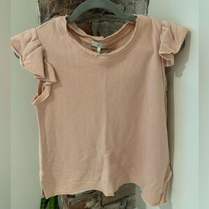 Joie Delfina Ruffle Sleeve Top